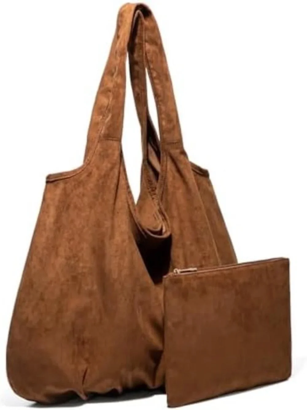 Chic Slouchy Suede Hobo Bag for Women | Large Tote Purse & Satchel for Travel